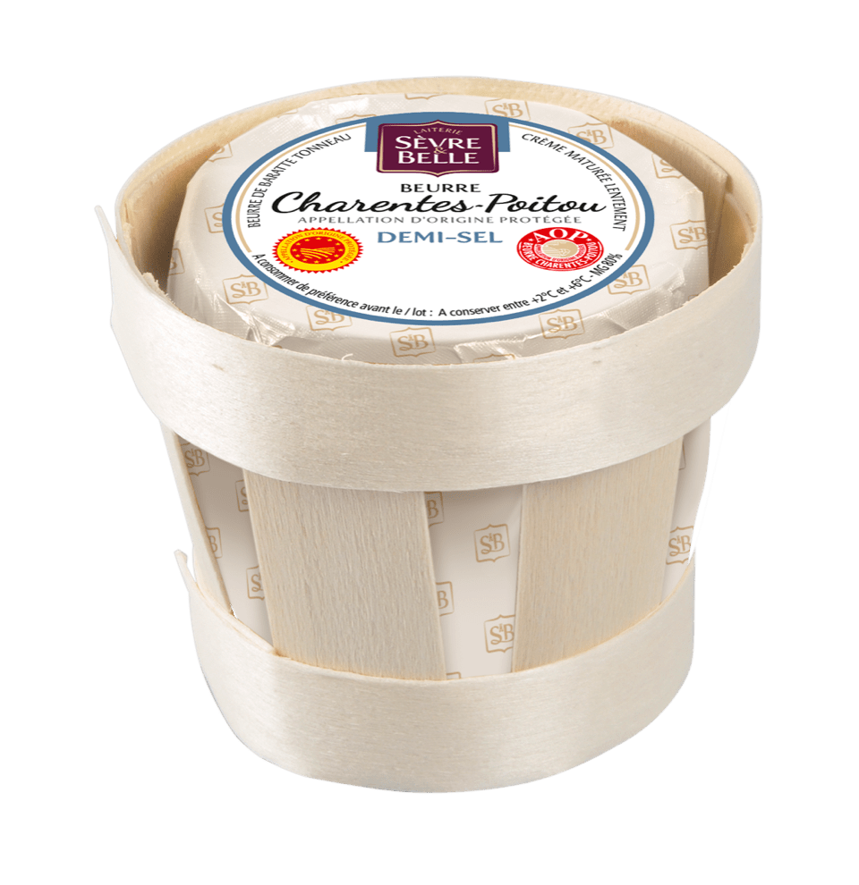 Beurre AOP Charente Poitoux demi-sel Sèvre&Belle